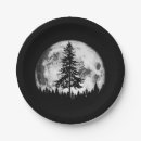 Search for pine trees paper plates Vintage