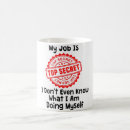 Search for top secret mugs Job