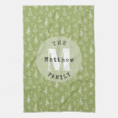 Search for family tree tea towels Green