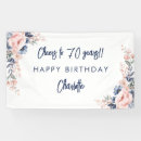 Search for 70th birthday banners Elegant