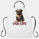 Search for cute pug aprons Animal