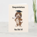 Search for funny dog graduation cards Graduate