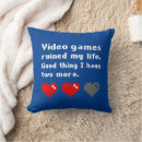 Search for video game cushions Funny