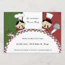 Search for pasta party invitations Chef