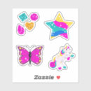 Search for kids butterfly stickers Colourful