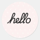 Search for hello greeting stickers Script