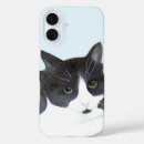 Search for black and white tuxedo cat iphone cases Kitty