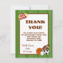 Search for football thank you cards Green