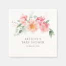 Search for floral baby shower napkins Baby in bloom