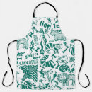 Search for white lion aprons Illustration