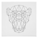 Search for black monkey posters White