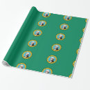 Search for washington wrapping paper Flag