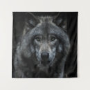 Search for wolf tapestries Black