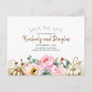 Search for gold white save the dates Pink