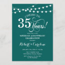 Search for emerald anniversary invitations String lights