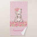 Search for bear bath towels Pink