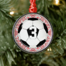 Search for soccer team christmas tree decorations Goalie