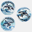 Search for marine mammals stickers Orca