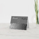 Search for monogram black damask cards Black and white
