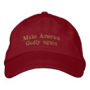 Search for pro embroidered hats Christian