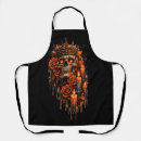 Search for gothic skull aprons Halloween