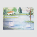 Search for swan tissue paper Decoupage
