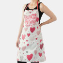 Search for heart aprons Red