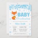 Search for fox baby shower invitations Baby its cold outside