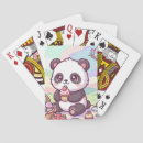 Search for panda playing cards Cartoon
