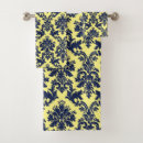 Search for yellow and blue bath towels Pattern
