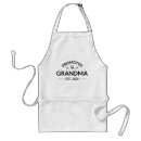 Search for promoted to grandma aprons For her