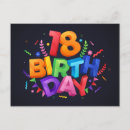 Search for happy 18th birthday invitations Typography