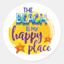 Search for this is my happy place stickers Beach