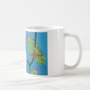 Search for green parrots mugs Tropical birds