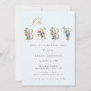 Search for light blue baby shower invitations Garden