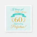 Search for 60th birthday napkins Over the hill