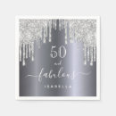 Search for silver glitter napkins Celebration
