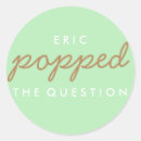 Search for popcorn wedding stickers Modern