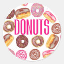Search for pink doughnut stickers Typography