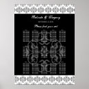 Search for black and white wedding seating charts Calligraphy