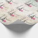 Search for paris wrapping paper Eiffel tower