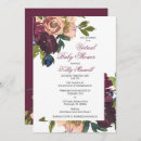Search for blush floral baby shower invitations Burgundy