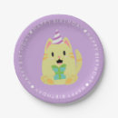 Search for cat birthday plates Cartoon