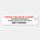 Search for too close bumper stickers Safety