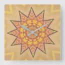 Search for yellow sun clocks Bohemian