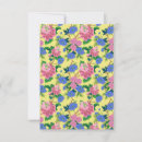 Search for blank floral note cards Simple
