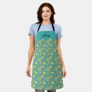 Search for country style aprons Pretty botanical fruit pattern