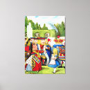 Search for alice wonderland canvas prints White rabbit