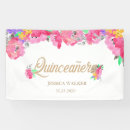 Search for quinceanera banners Watercolor floral