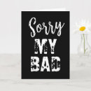 Search for mistake cards Sorry